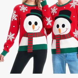 New Giggling Getup Funny Ugly Christmas Sweater for Women size large